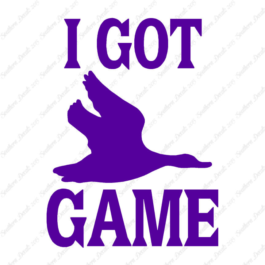 Got Game Bird Hunting