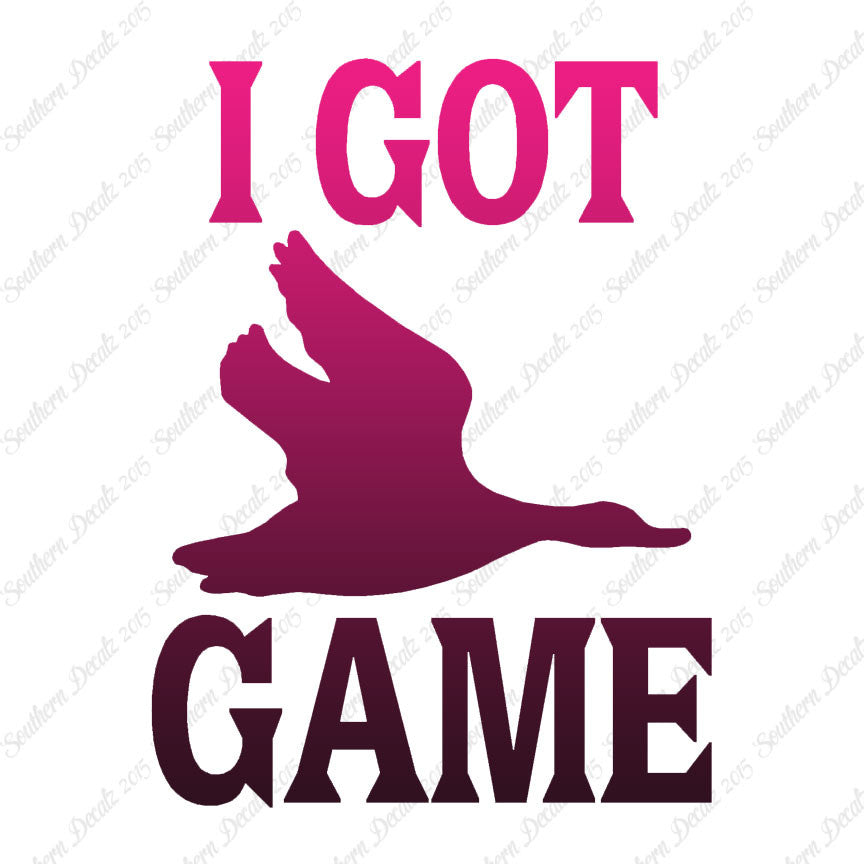 Got Game Bird Hunting