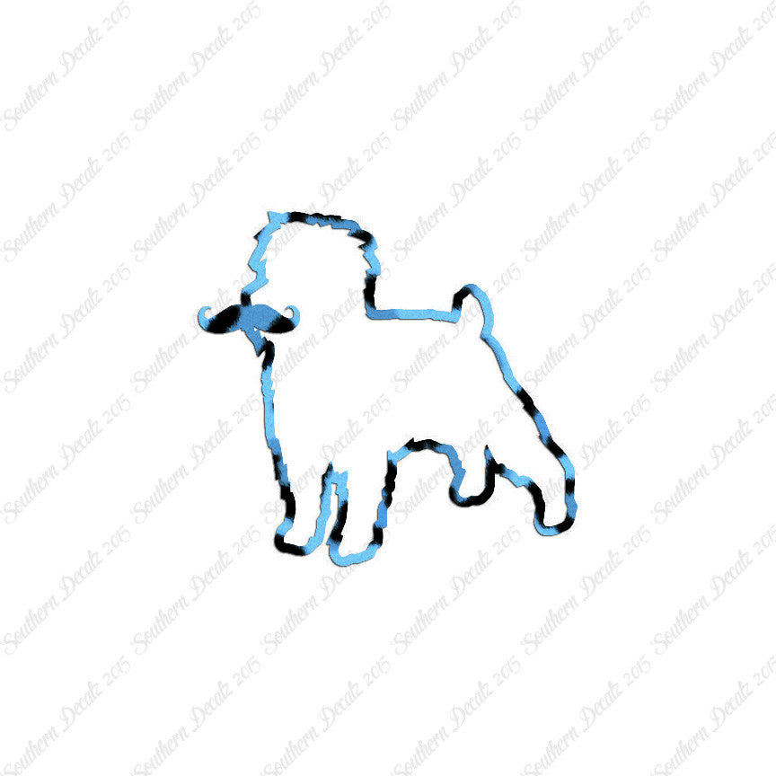 Affenpinscher Curled Tip Mustache