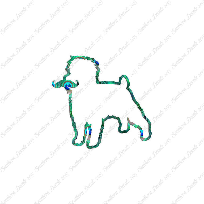 Affenpinscher Curled Tip Mustache