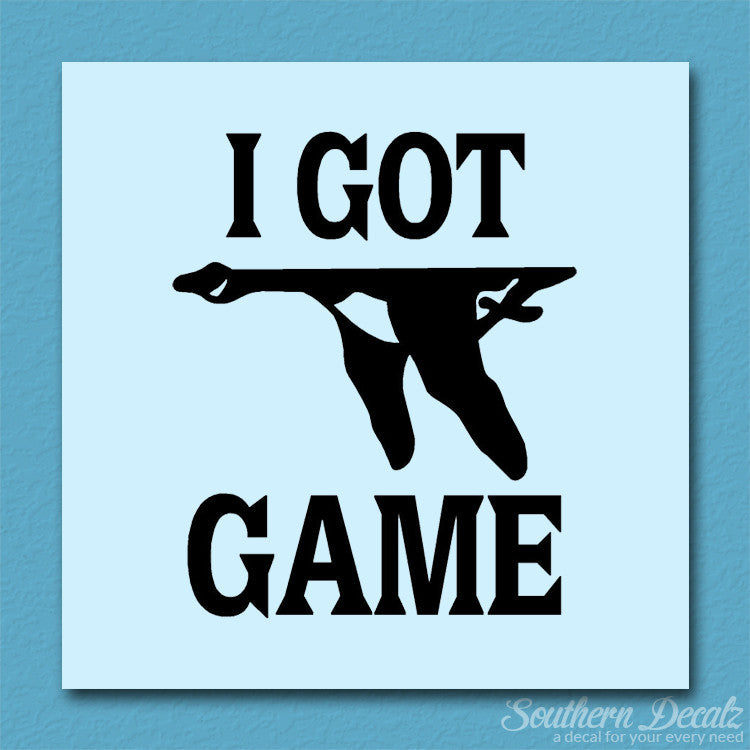 Got Game Goose Bird Hunting