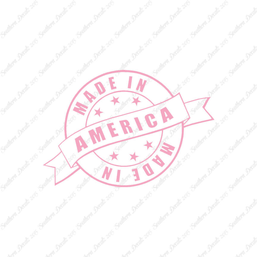 Made In America Stamp Logo