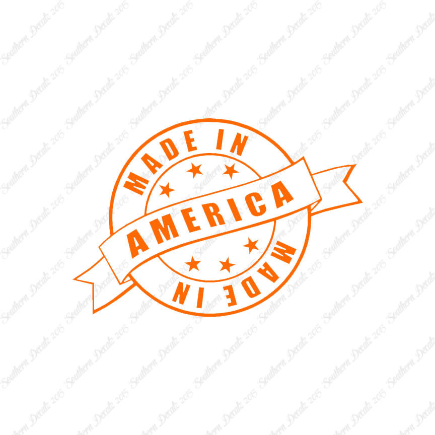 Made In America Stamp Logo