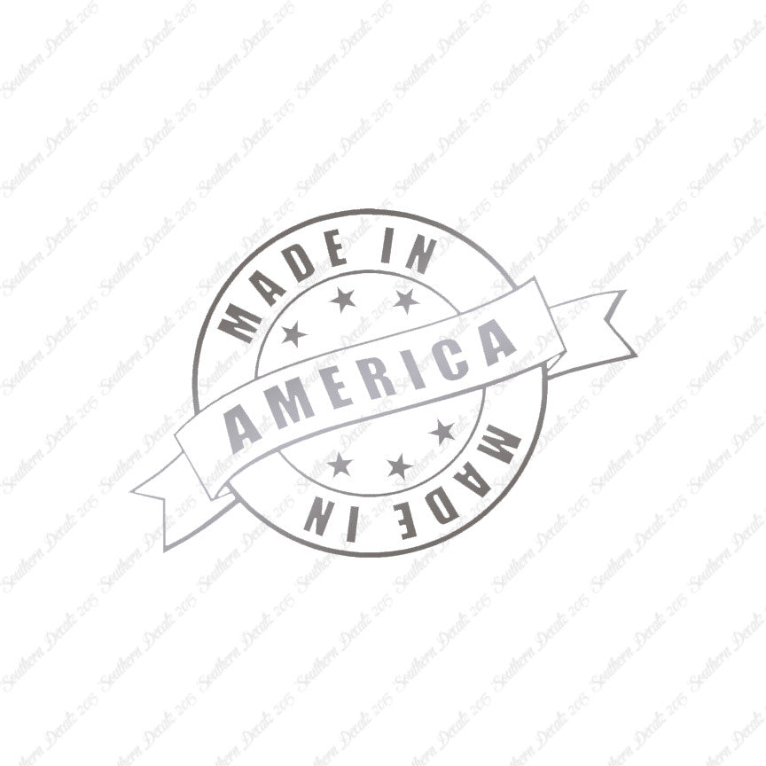 Made In America Stamp Logo