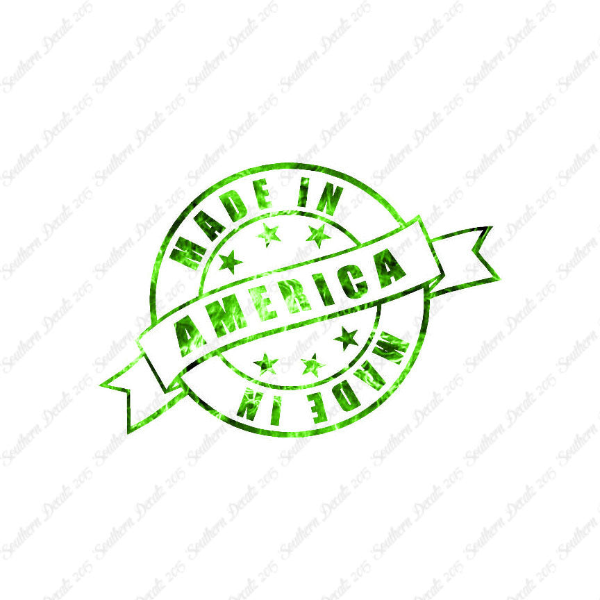 Made In America Stamp Logo
