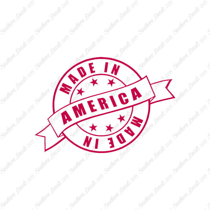 Made In America Stamp Logo