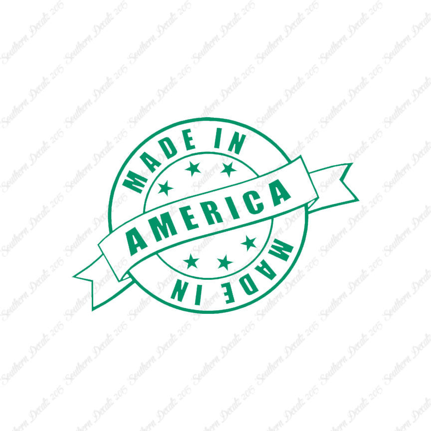 Made In America Stamp Logo