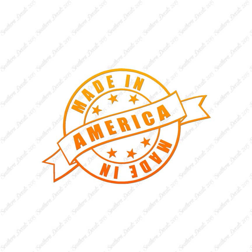 Made In America Stamp Logo