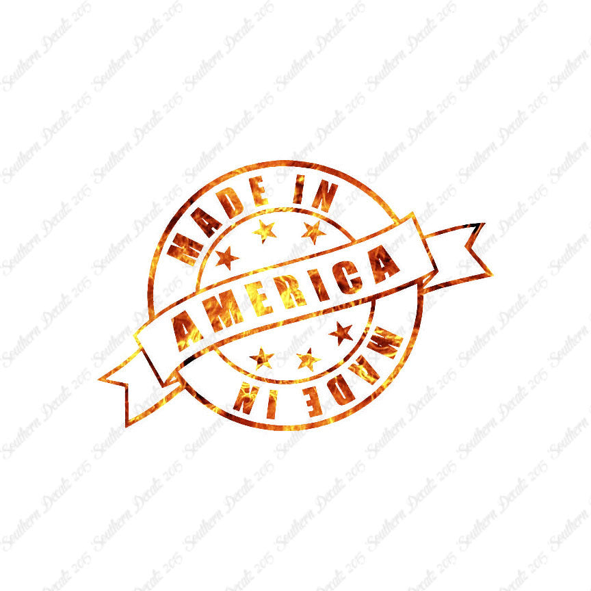 Made In America Stamp Logo