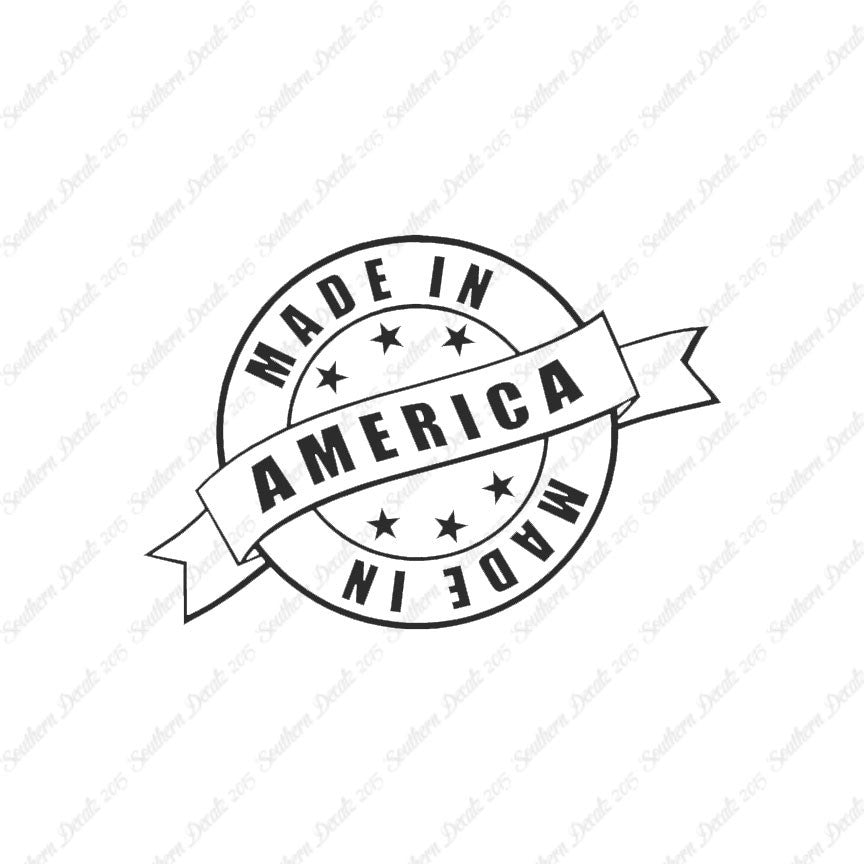 Made In America Stamp Logo