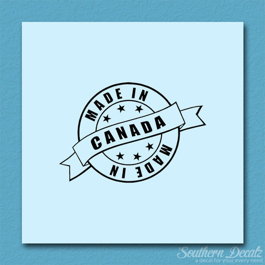 Made In Canada Stamp Logo