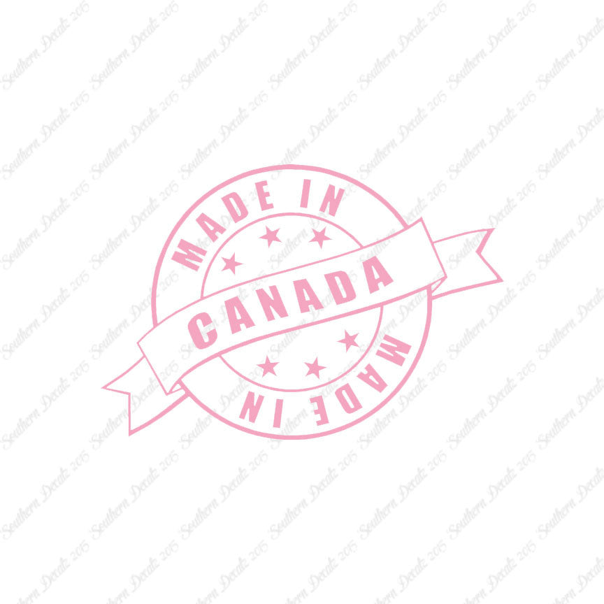 Made In Canada Stamp Logo