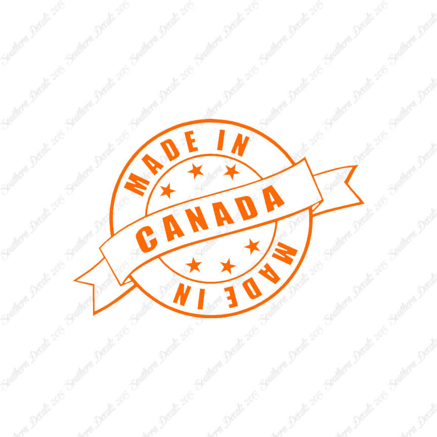 Made In Canada Stamp Logo