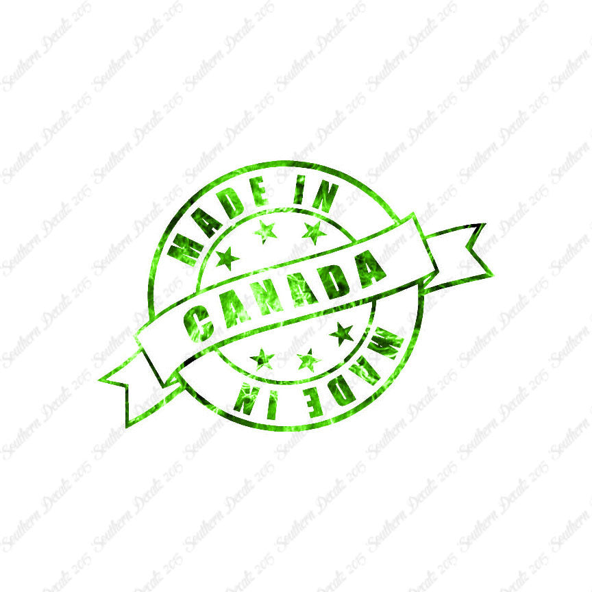 Made In Canada Stamp Logo