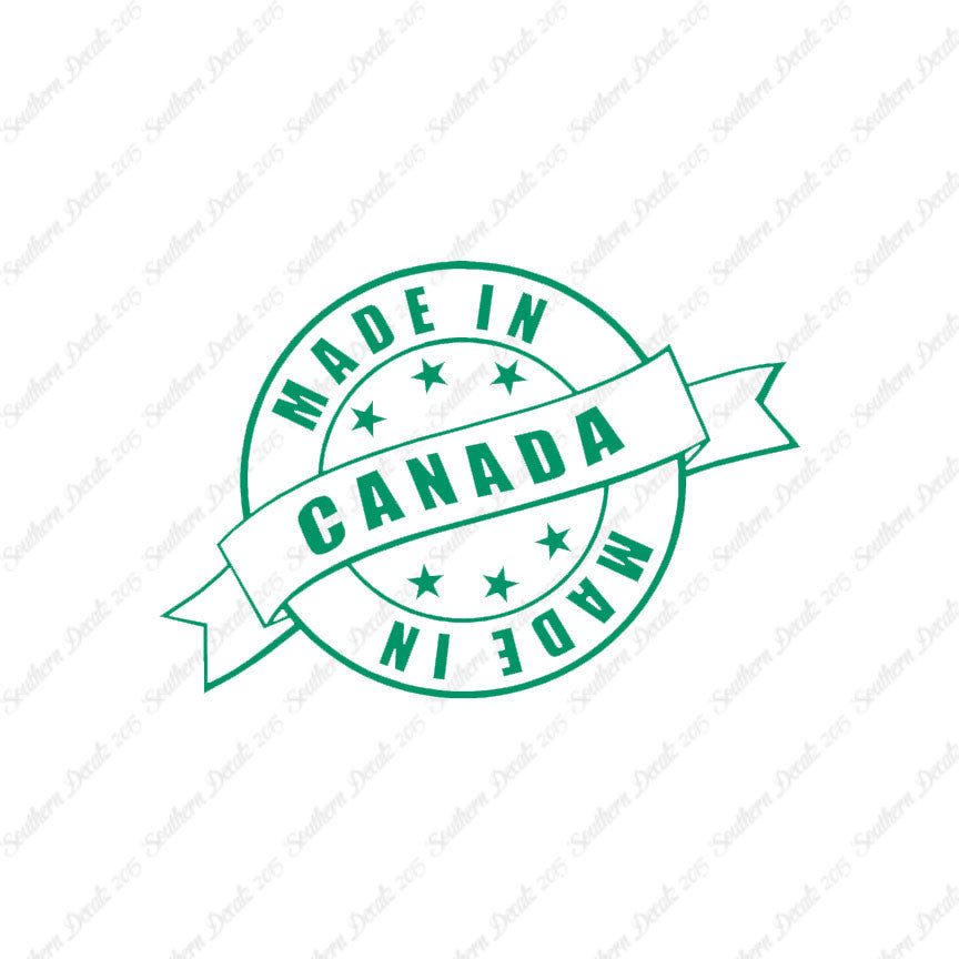 Made In Canada Stamp Logo