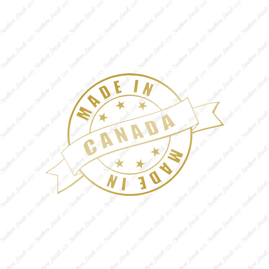 Made In Canada Stamp Logo