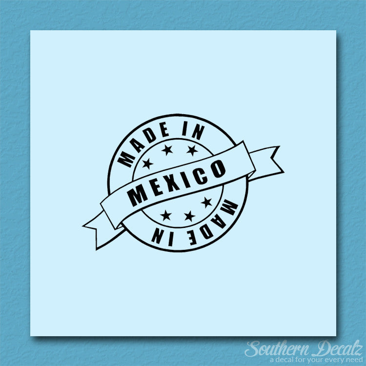 Made In Mexico Stamp Logo