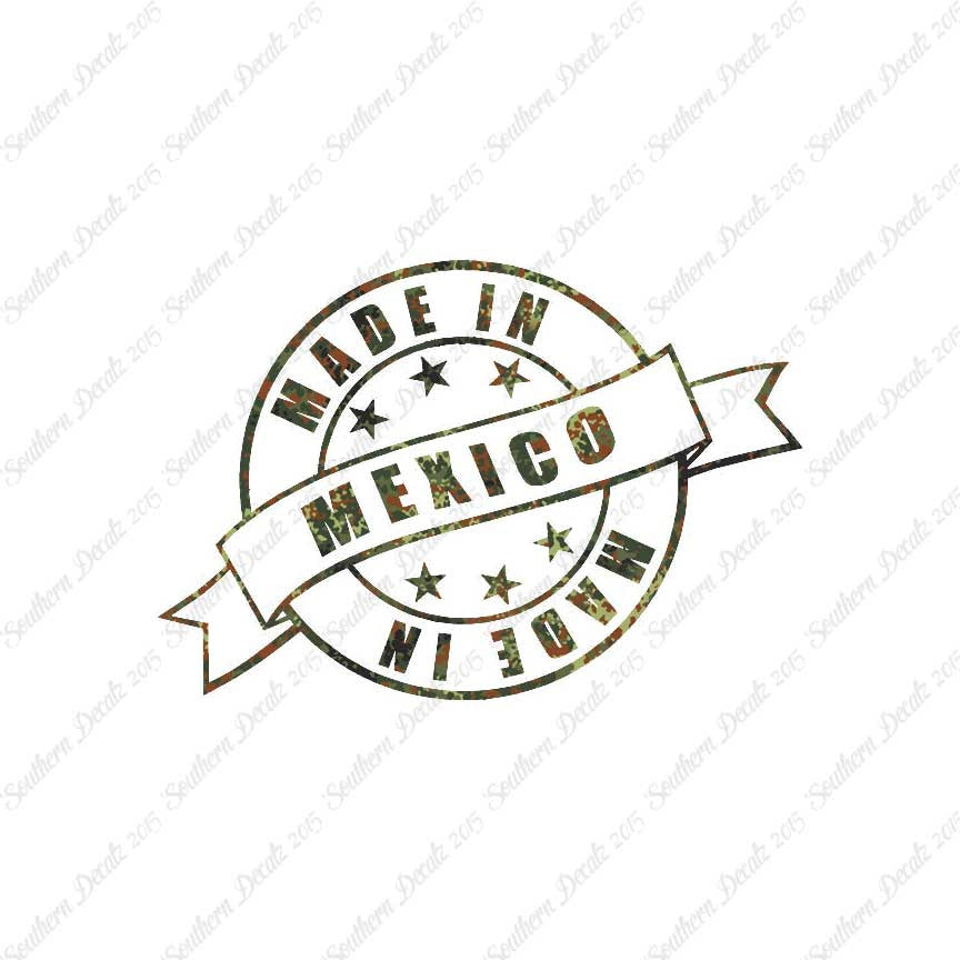 Made In Mexico Stamp Logo