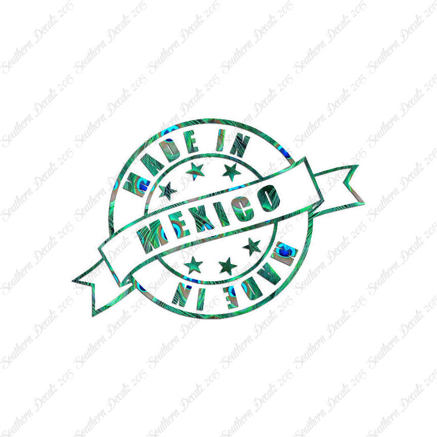 Made In Mexico Stamp Logo
