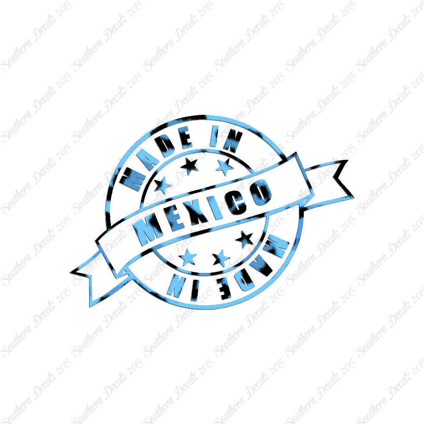 Made In Mexico Stamp Logo