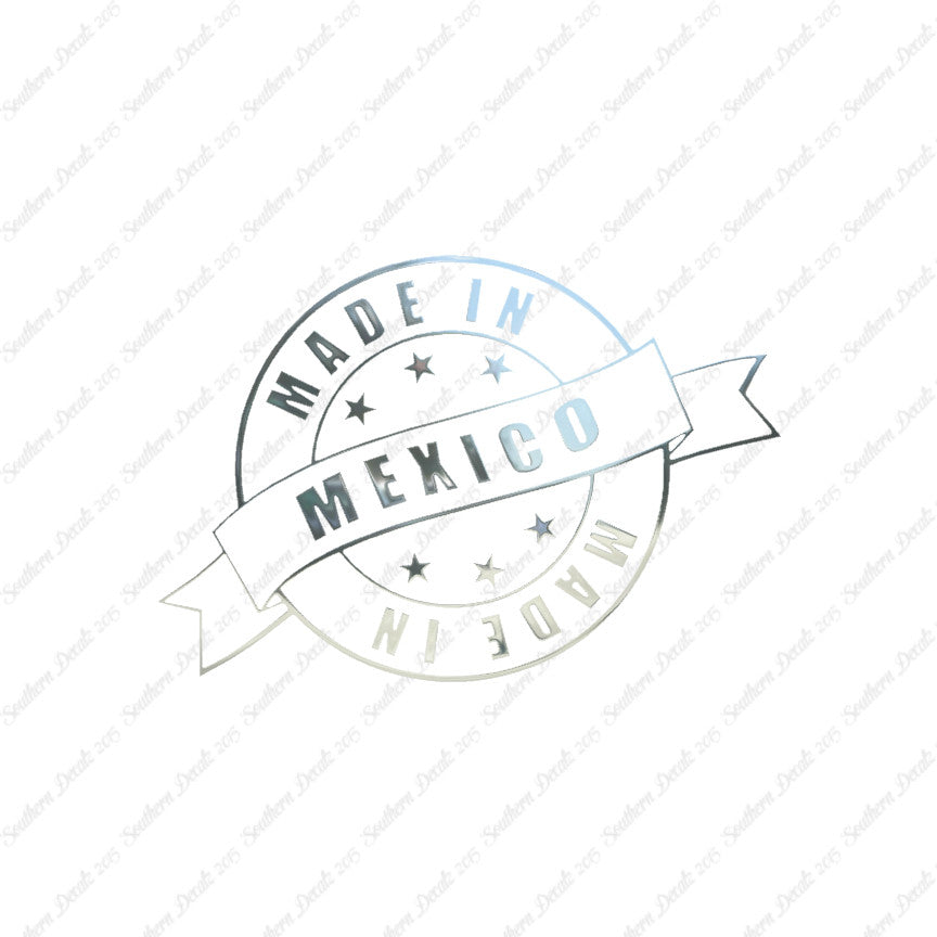 Made In Mexico Stamp Logo