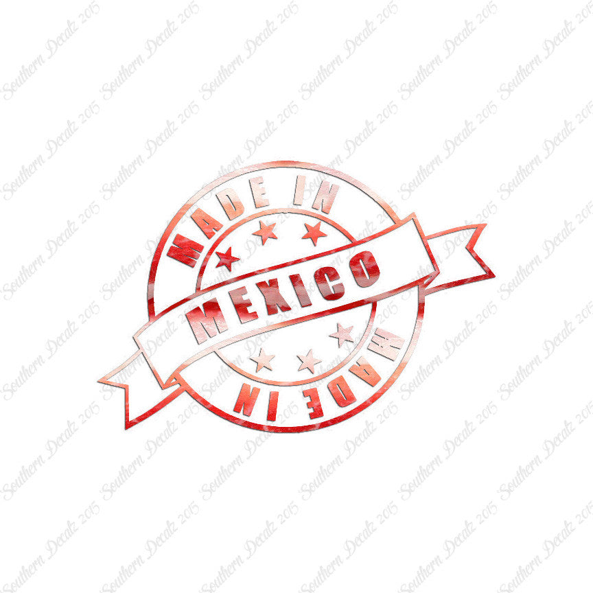 Made In Mexico Stamp Logo