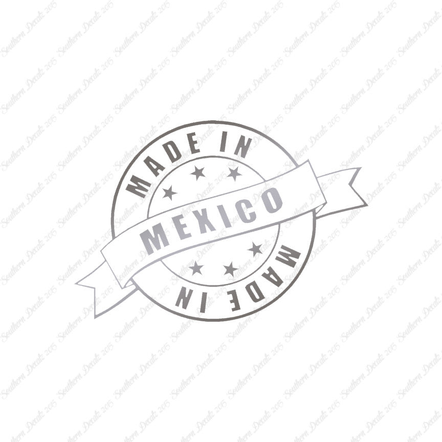 Made In Mexico Stamp Logo