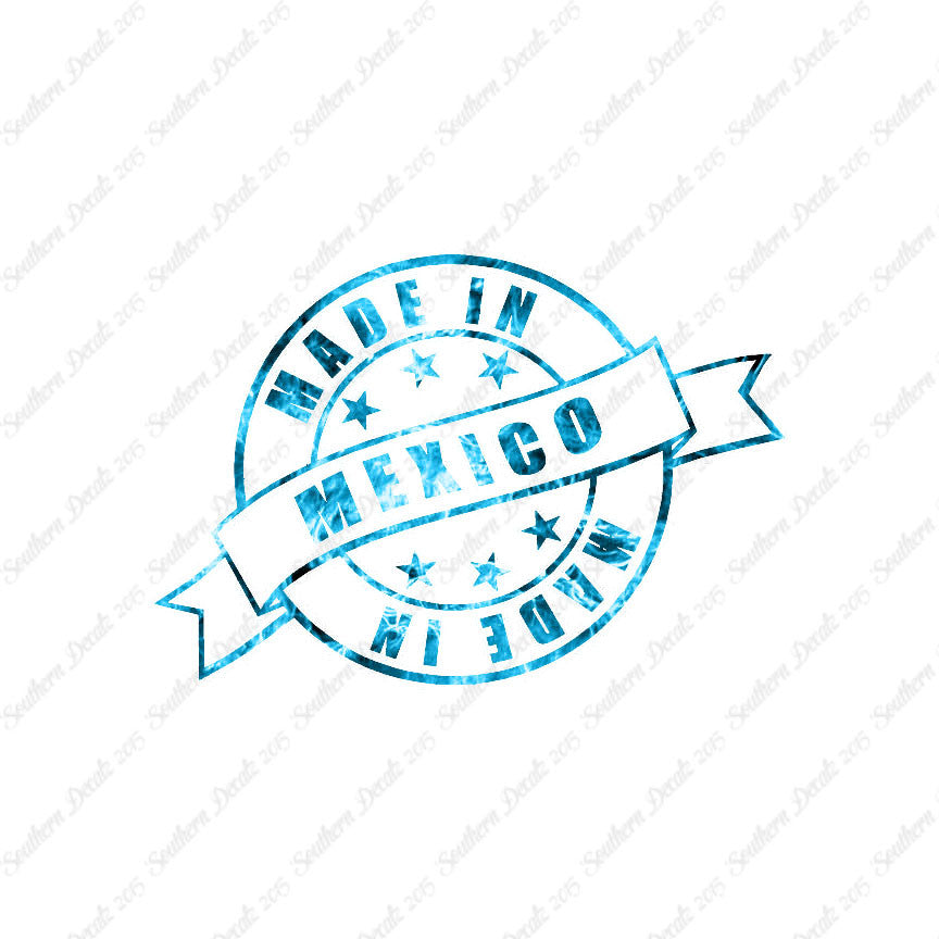Made In Mexico Stamp Logo