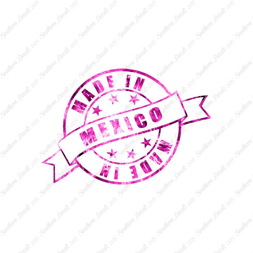 Made In Mexico Stamp Logo