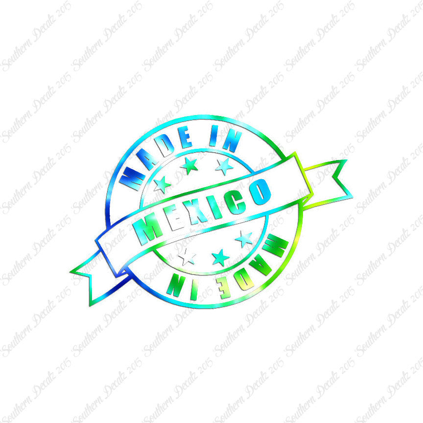 Made In Mexico Stamp Logo
