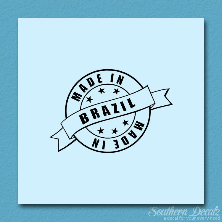 Made In Brazil Stamp Logo