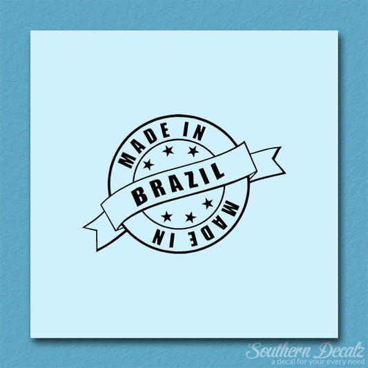 Made In Brazil Stamp Logo