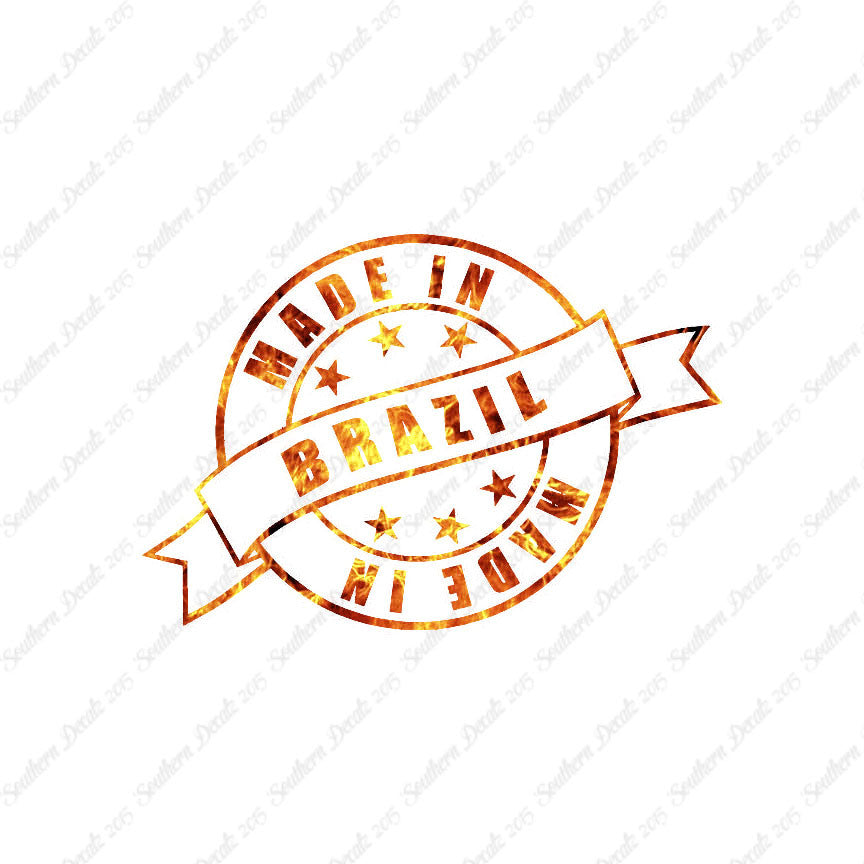 Made In Brazil Stamp Logo