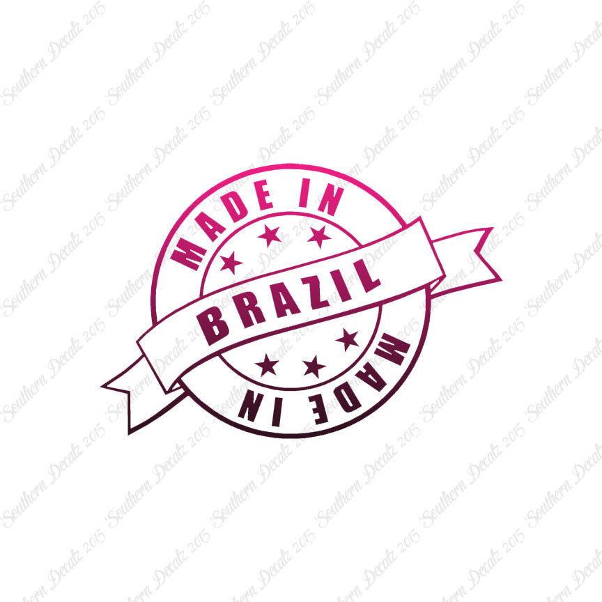 Made In Brazil Stamp Logo