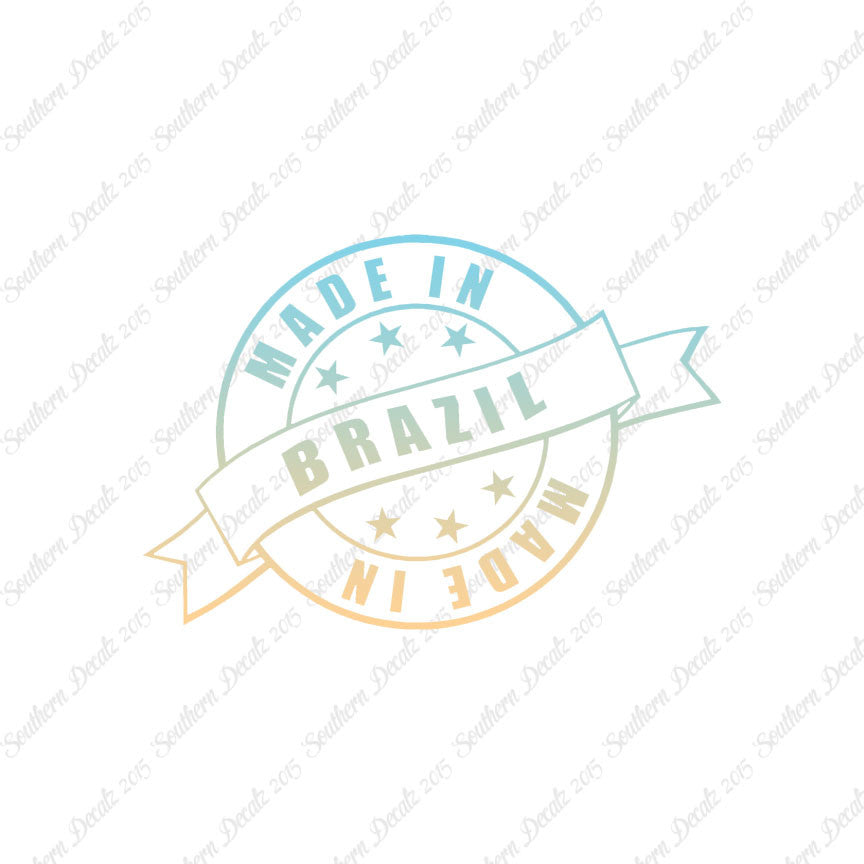 Made In Brazil Stamp Logo
