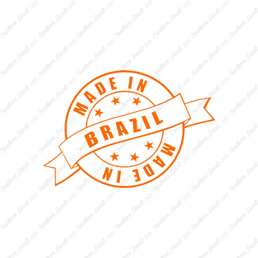 Made In Brazil Stamp Logo