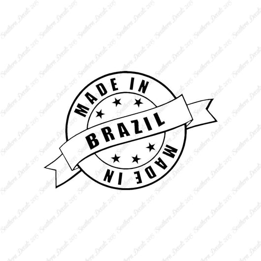 Made In Brazil Stamp Logo
