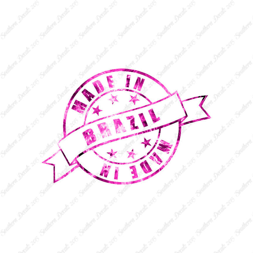 Made In Brazil Stamp Logo