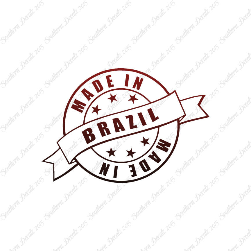 Made In Brazil Stamp Logo