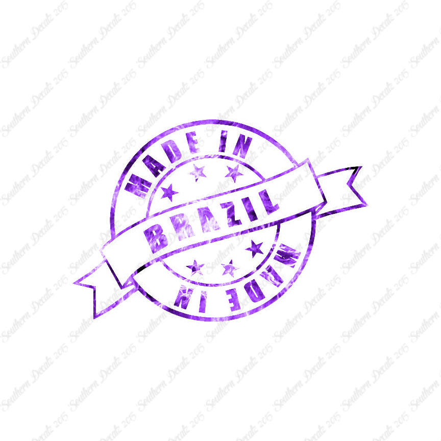 Made In Brazil Stamp Logo