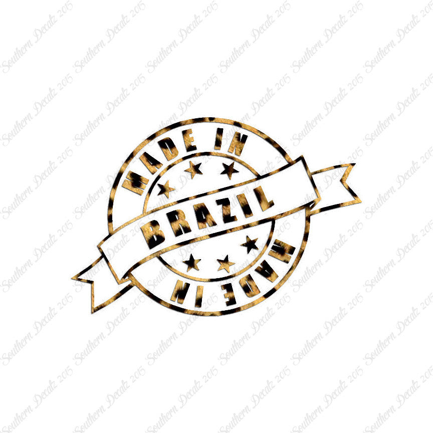 Made In Brazil Stamp Logo