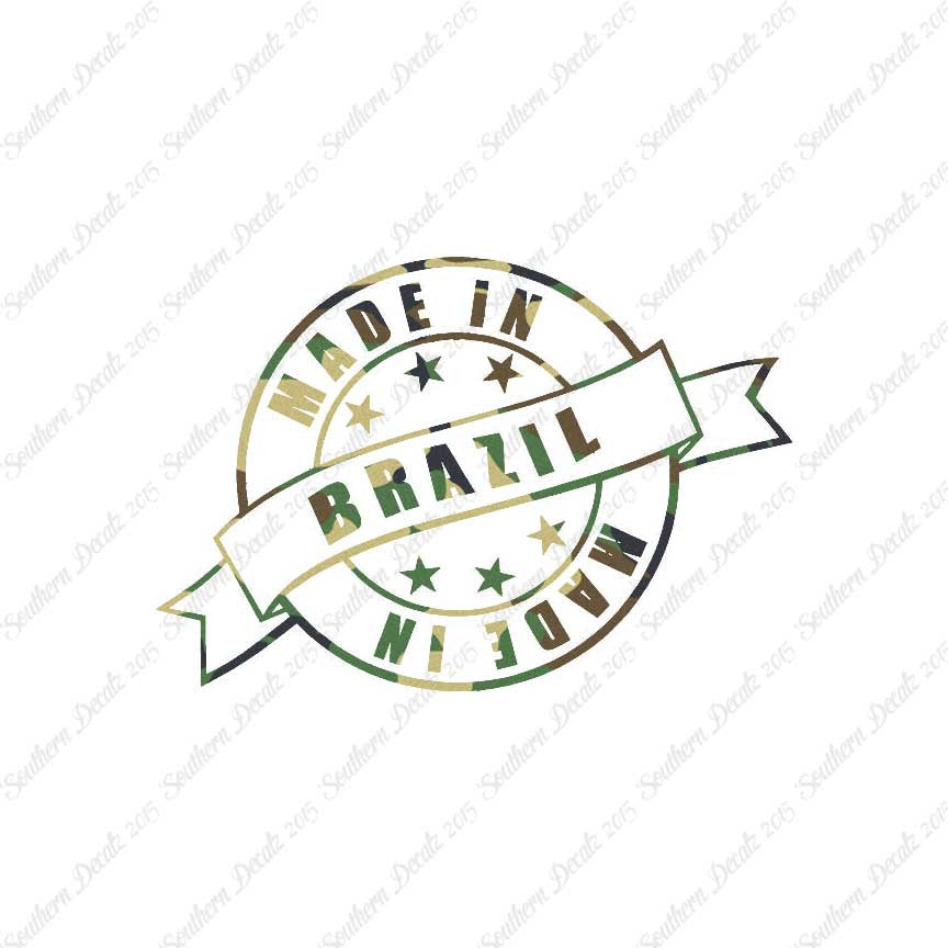 Made In Brazil Stamp Logo