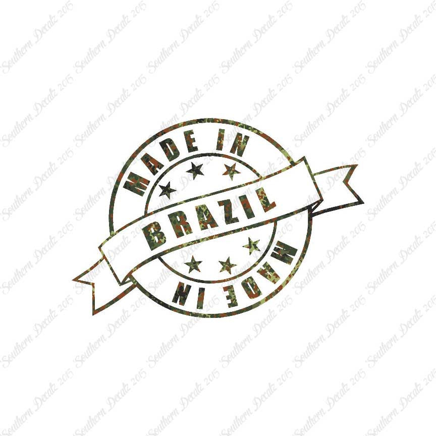 Made In Brazil Stamp Logo