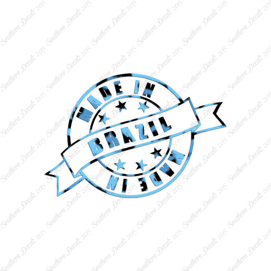 Made In Brazil Stamp Logo
