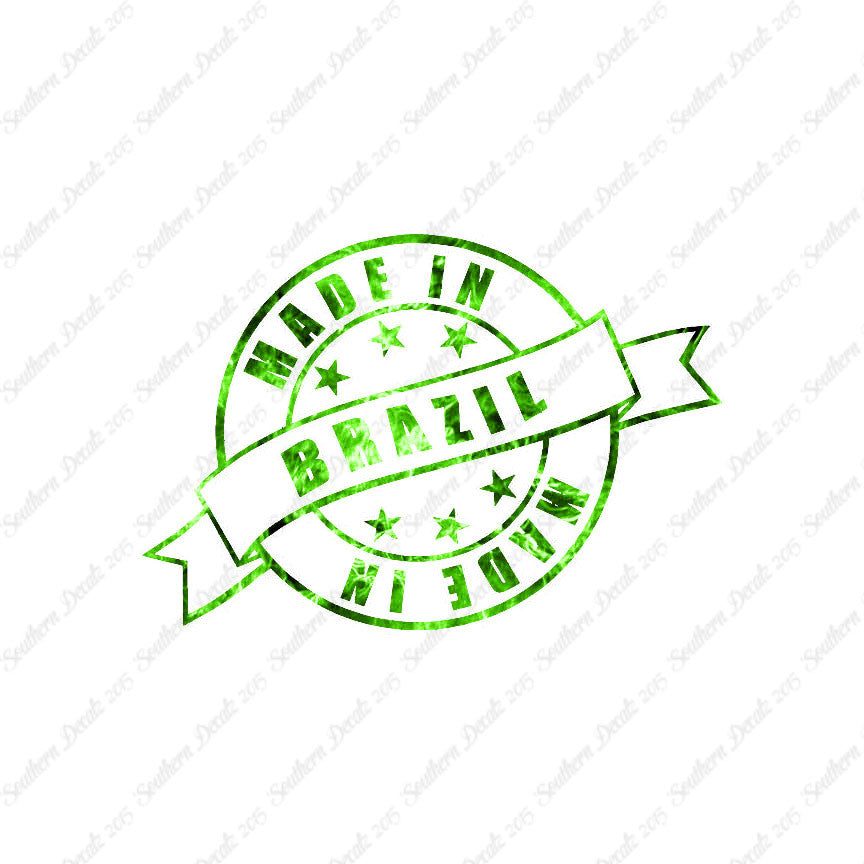Made In Brazil Stamp Logo