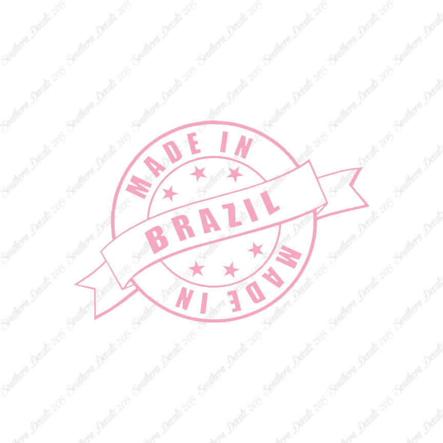 Made In Brazil Stamp Logo