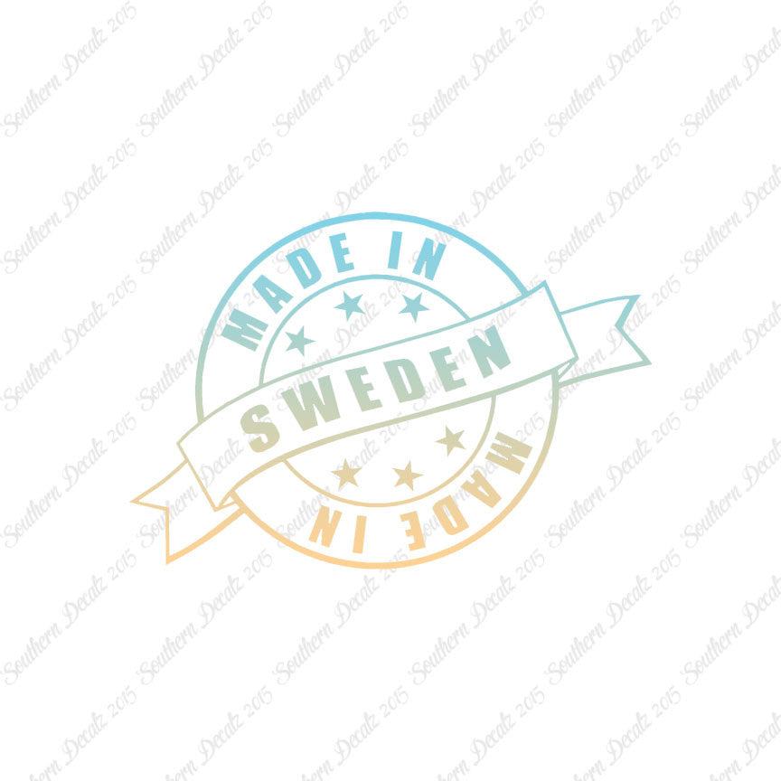 Made In Sweden Stamp Logo