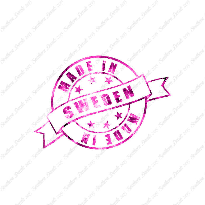 Made In Sweden Stamp Logo