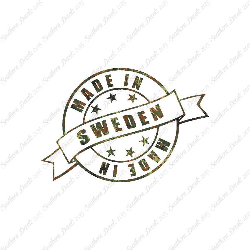 Made In Sweden Stamp Logo
