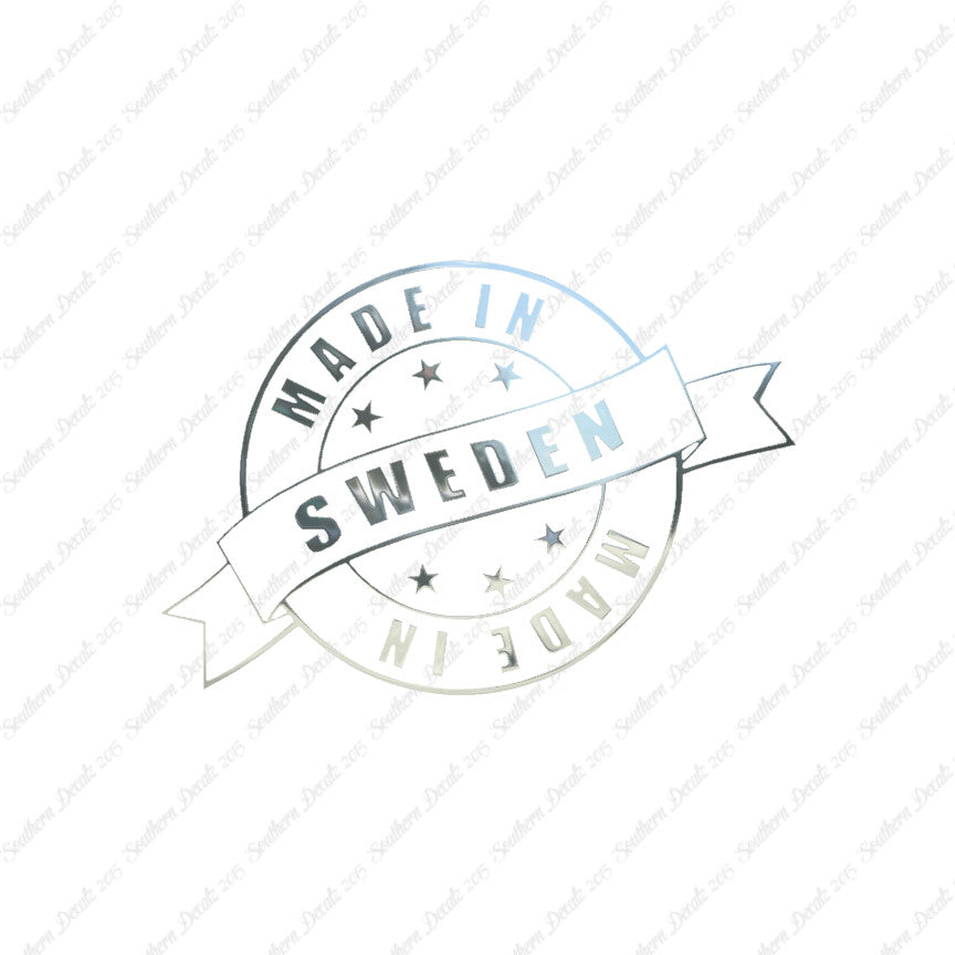 Made In Sweden Stamp Logo